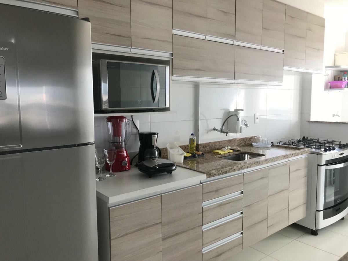 Apto Com Vista Para O Mar, 2 Vagas De Garagem E Churrasqueira Na Varanda Прая-Гранди Экстерьер фото