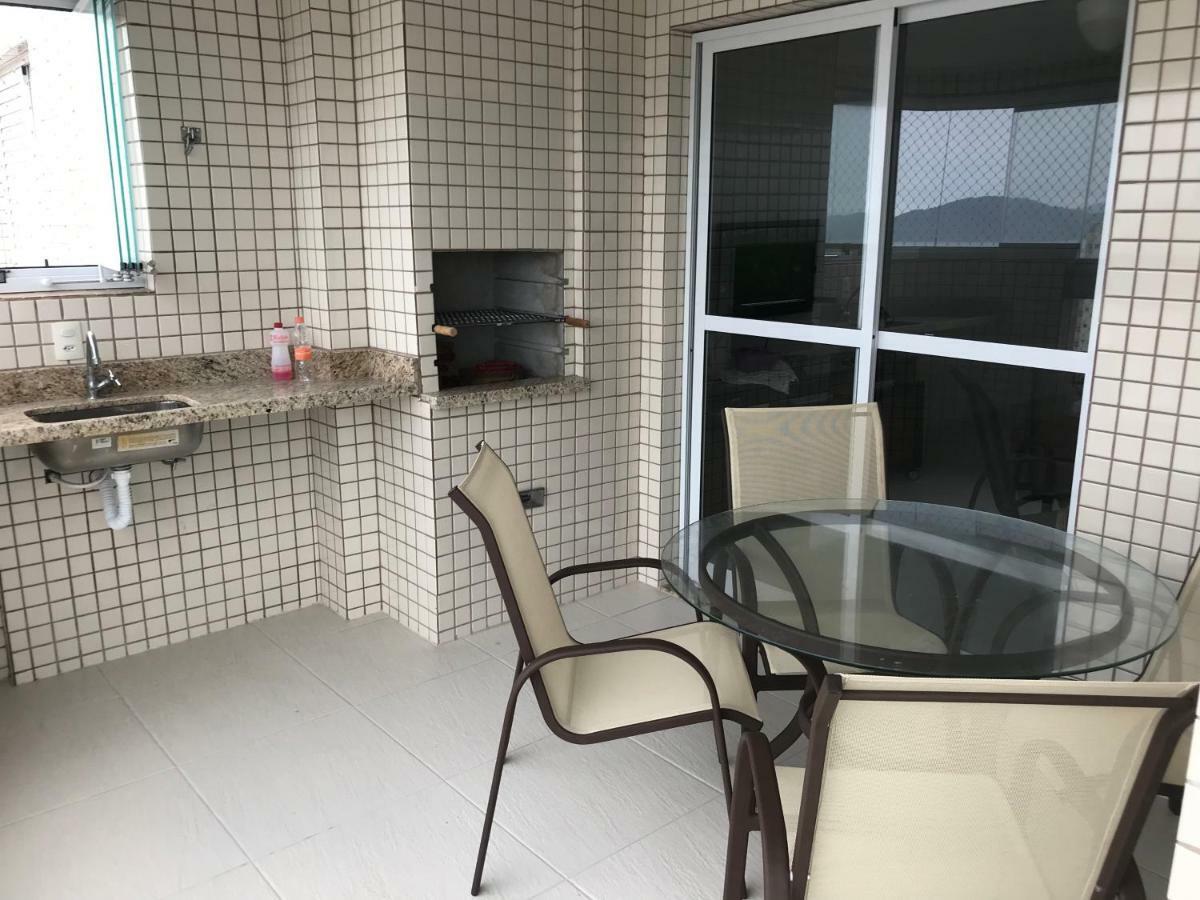Apto Com Vista Para O Mar, 2 Vagas De Garagem E Churrasqueira Na Varanda Прая-Гранди Экстерьер фото