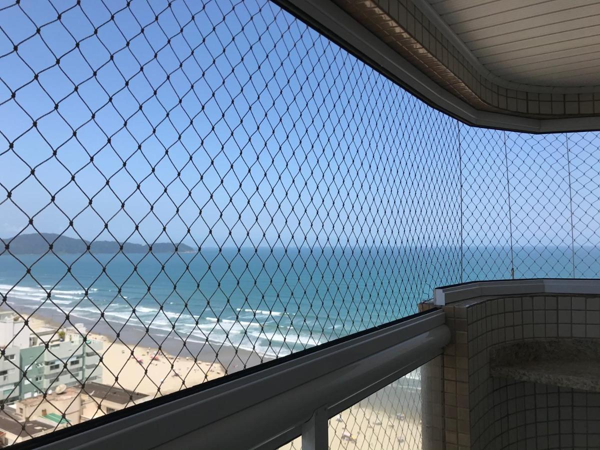 Apto Com Vista Para O Mar, 2 Vagas De Garagem E Churrasqueira Na Varanda Прая-Гранди Экстерьер фото
